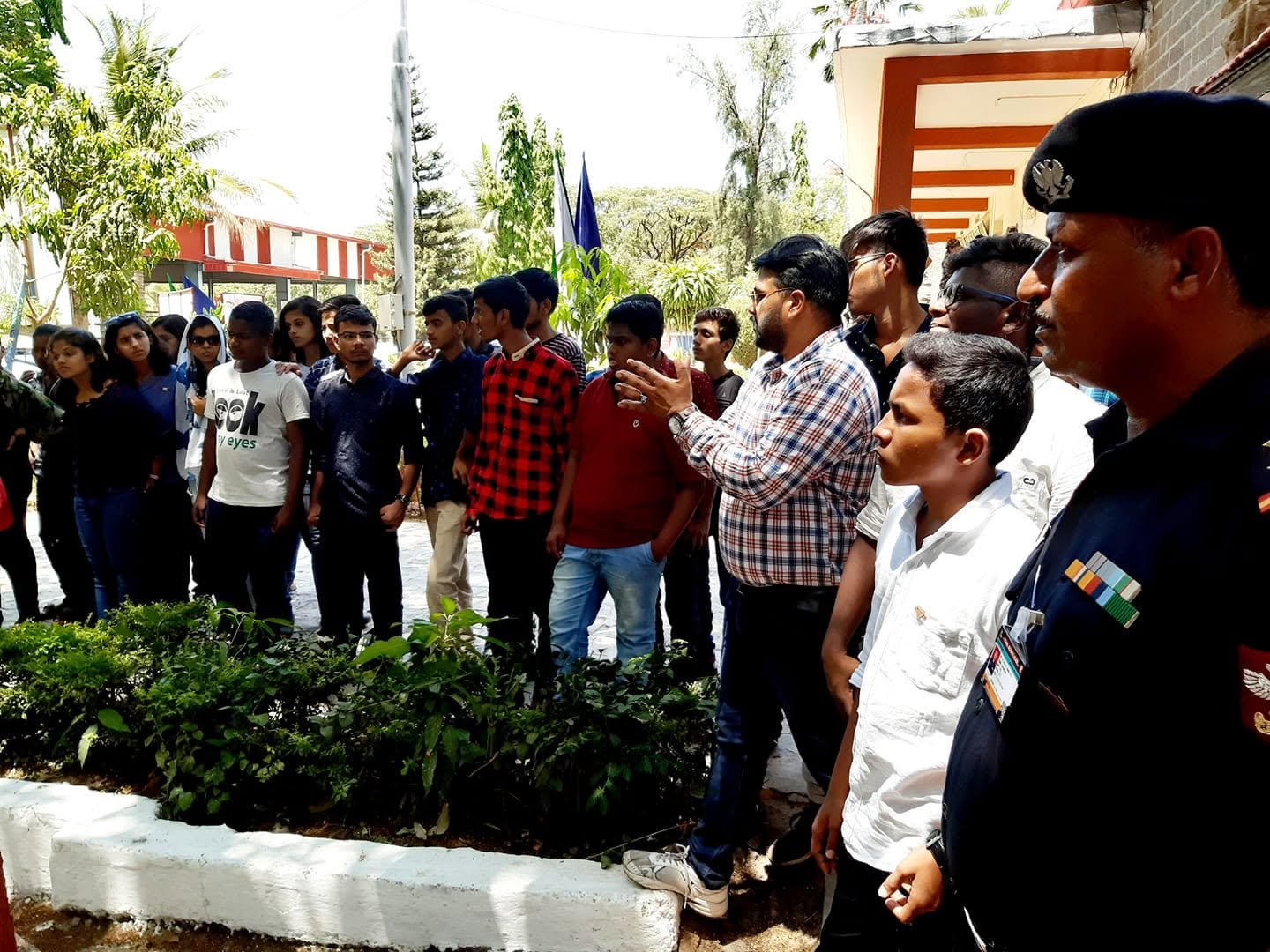 Army Officer Mentoring Cadets on Military Routine at Kota Rankers Point Pune