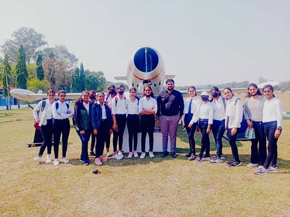 Female Cadets with IAF Fighter Aircraft at Kota Rankers Point Pune