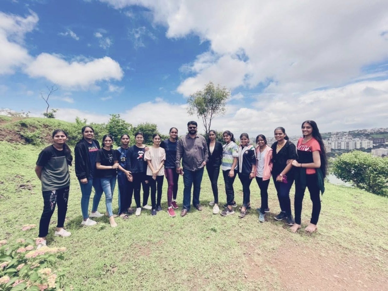 Girls Batch Hill Fitness Trek at Kota Rankers Point Pune