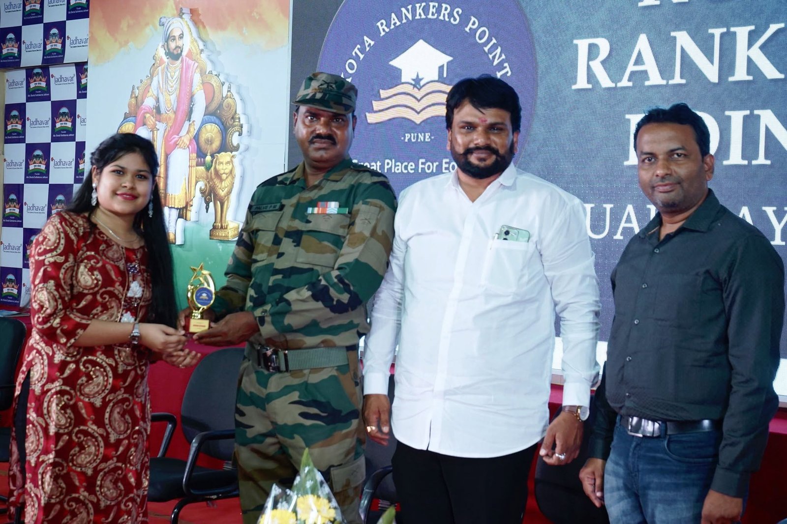 Annual Day Felicitation of Female Achiever at Kota Rankers Point Pune