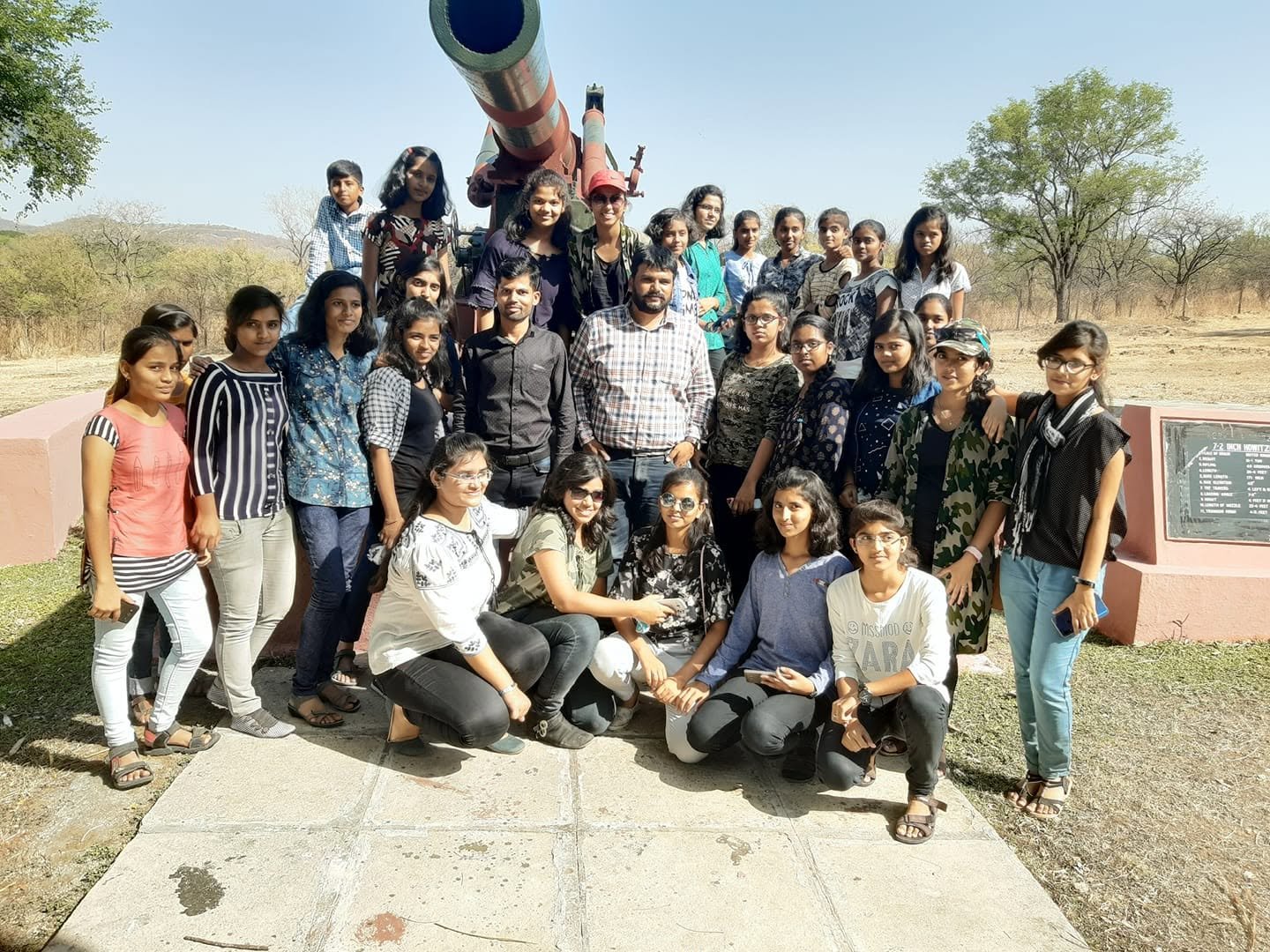 7.2-Inch Howitzer Heavy Artillery Visit at Kota Rankers Point Pune
