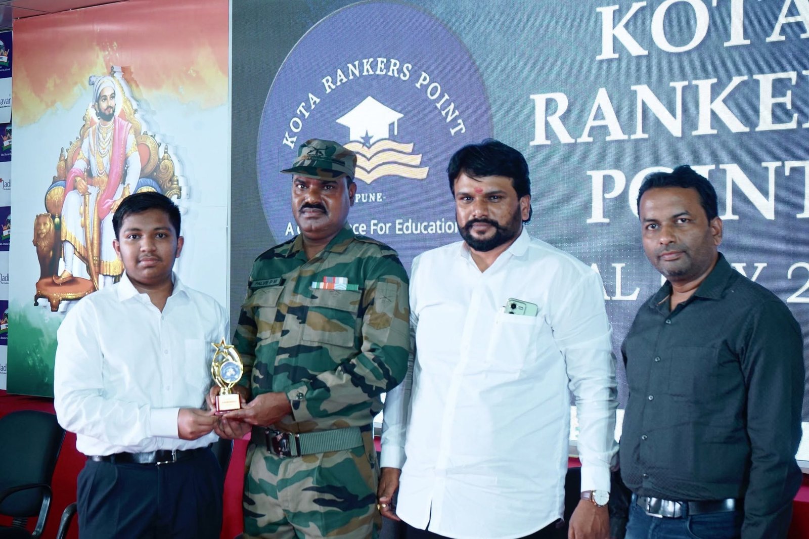 Academic Excellence Award at Kota Rankers Point Pune