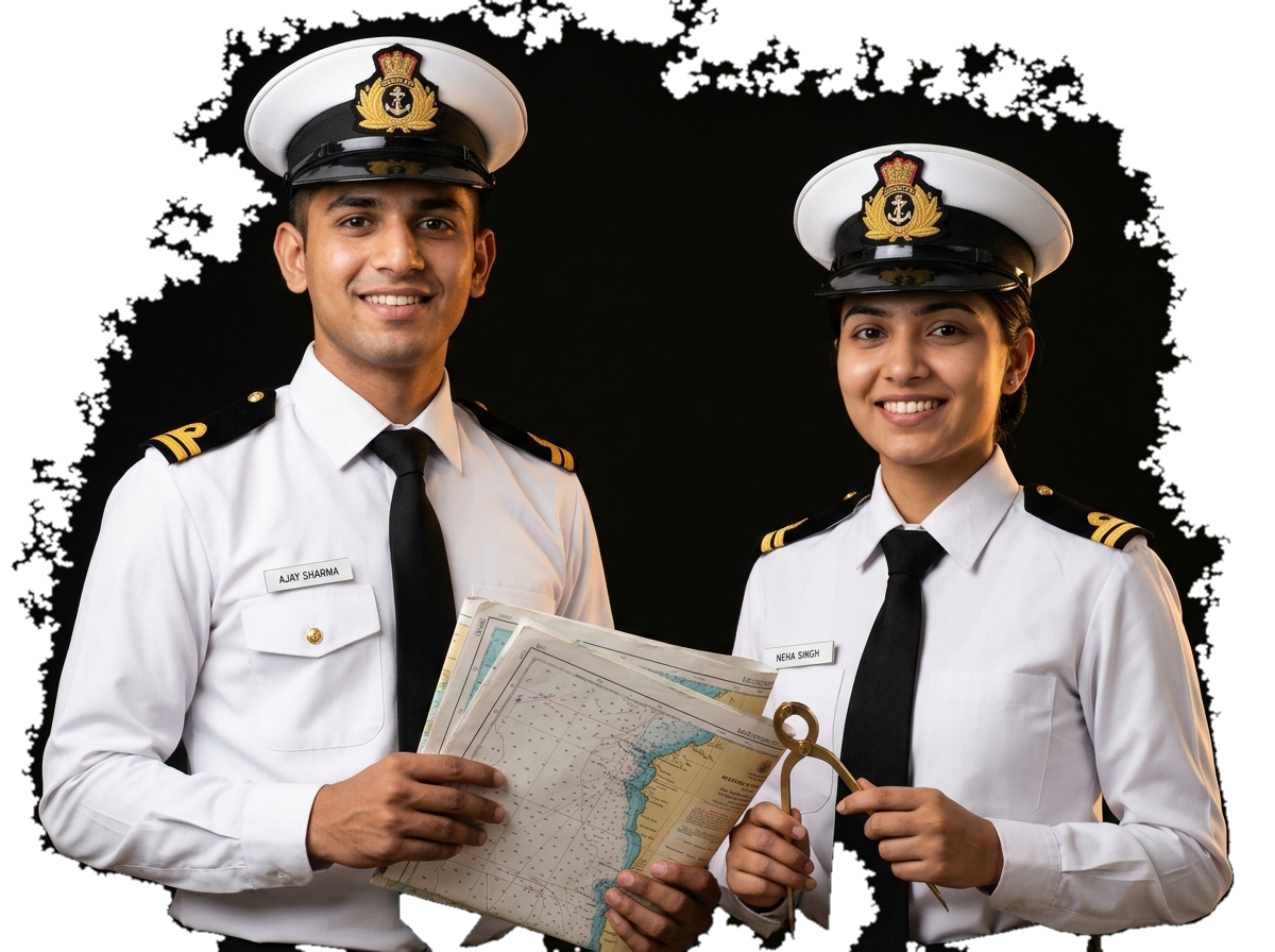 Merchant Navy Cadet Officers at Kota Rankers Point Pune