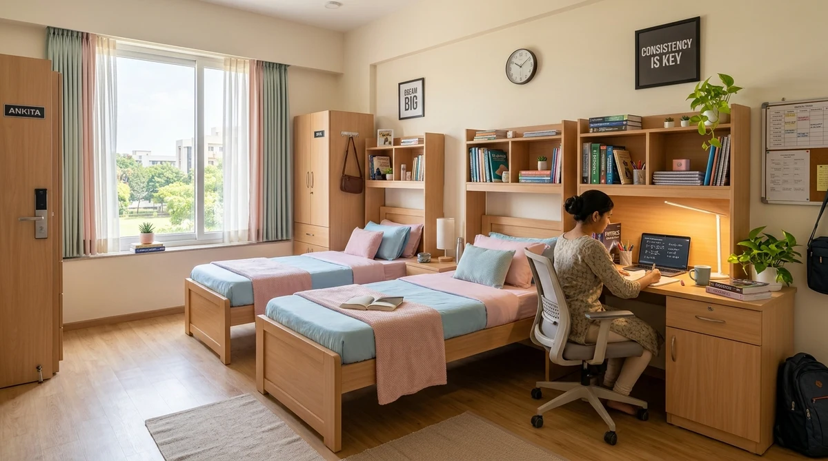 Secure Girls Residence Wing at Kota Rankers Point Pune